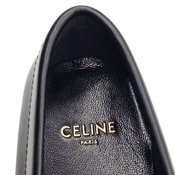 Celine Luco Loafers - Leather - Black - 38.5 8.5US - NWB $1100 - Picture 5 of 10